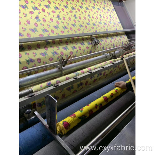 polyester pigment rotary print bed sheet fabric